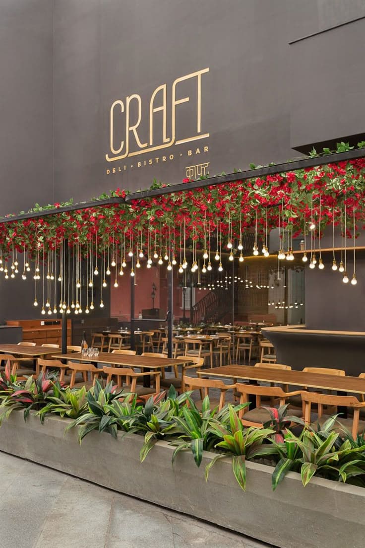 Corporate event stage decoration with flowers